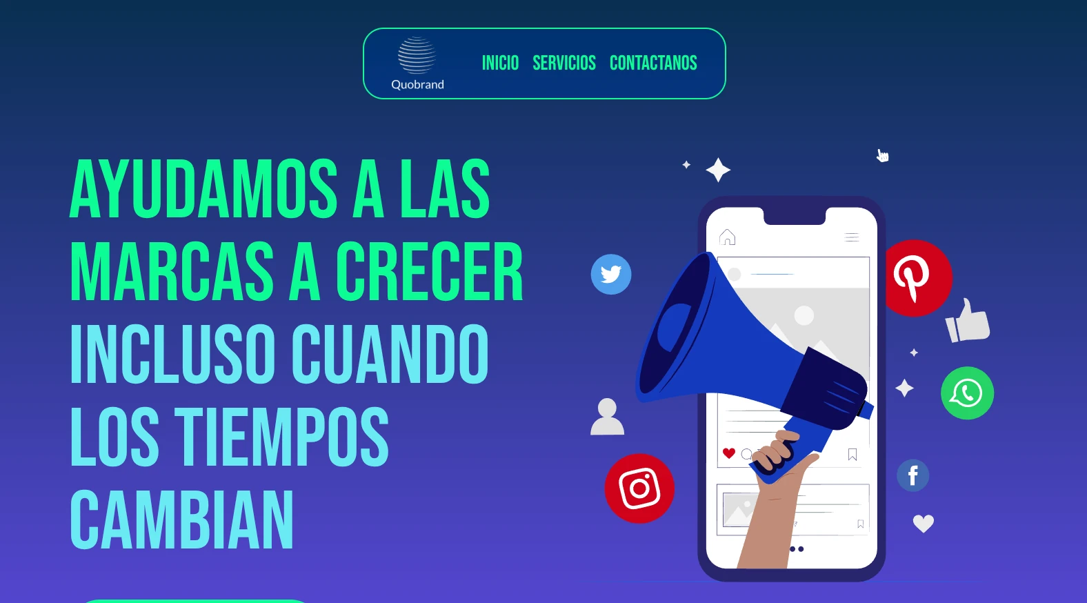 Captura de Quobrand Agency